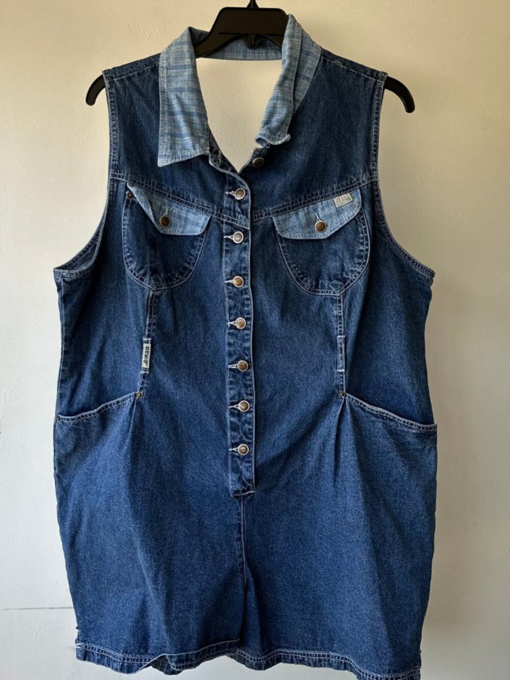 Vintage Revolt Denim Romper 2X
